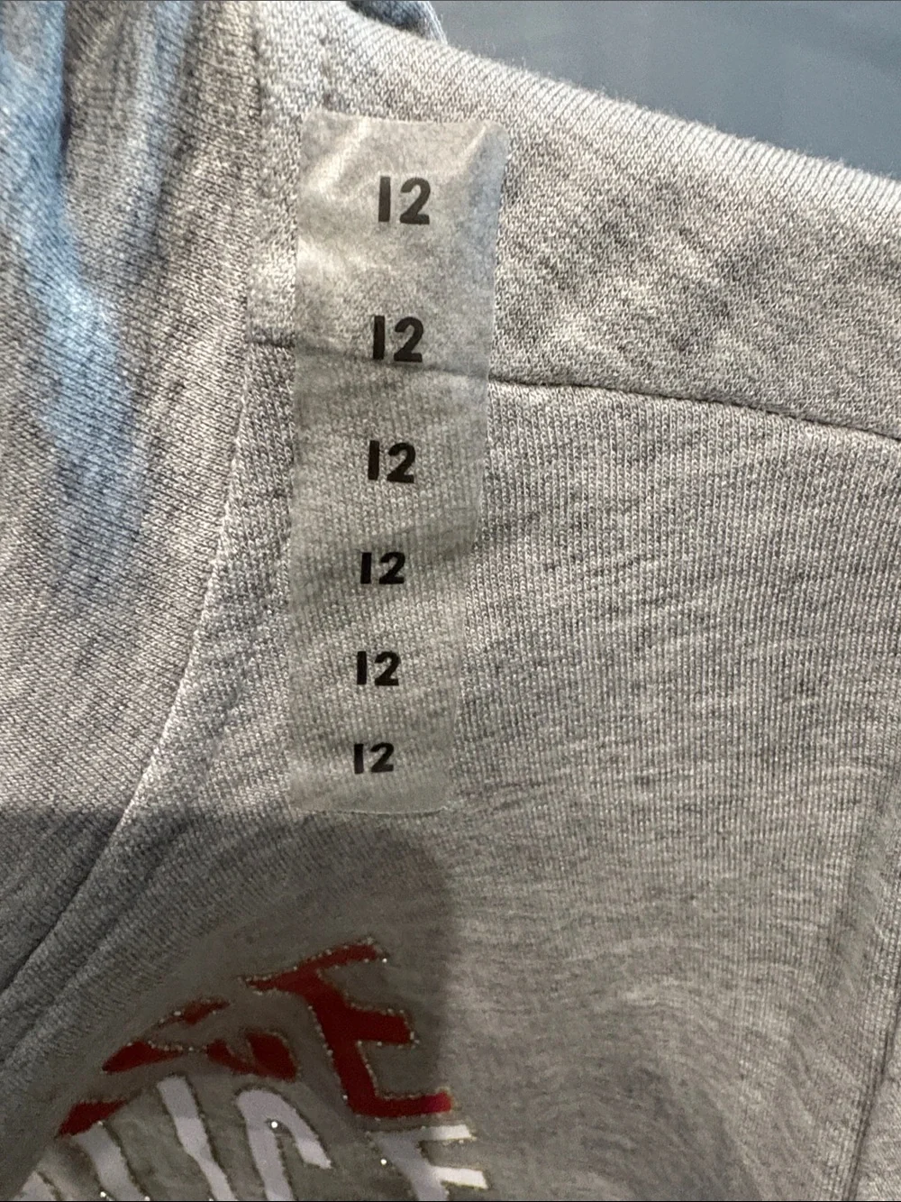 Justice Gray Pullover with Red, White & Navy Logo